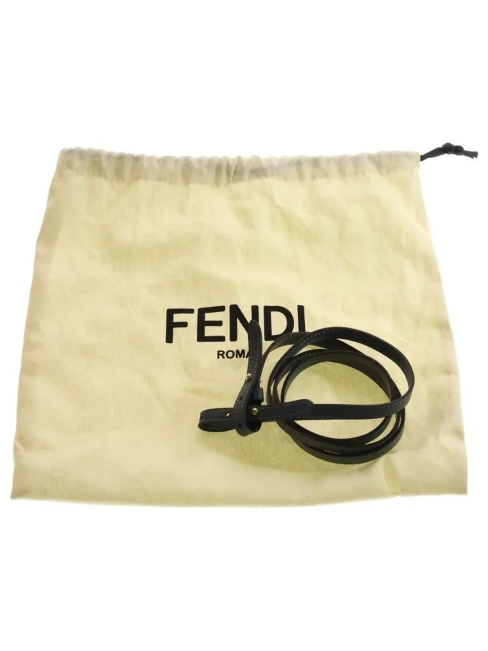Fendi Zucca by the Way Mini 2-Way Mini Shoulder Bag Light Blue Leather Canvas